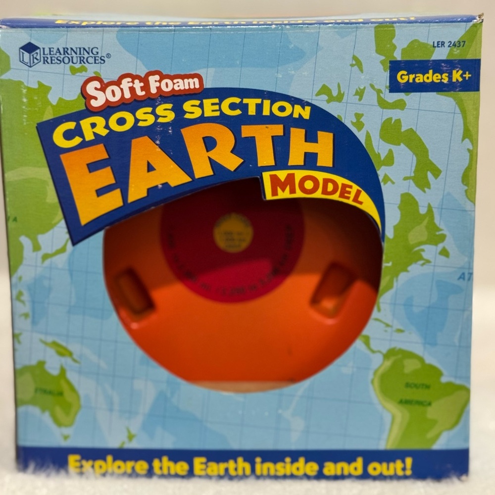 2 Learning Resources Soft Foam Cross Section Earth Model - (2 New Earth Models)
